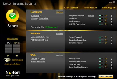 Norton Internet Security 2010 With 5 Months License Key