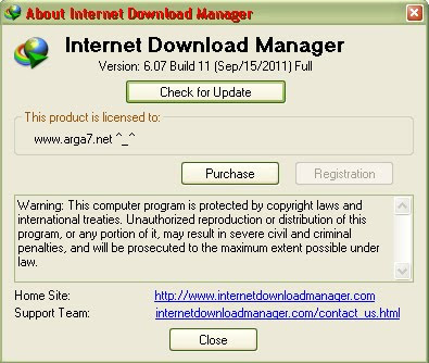 Internet Download Manager 6.07 Build 11