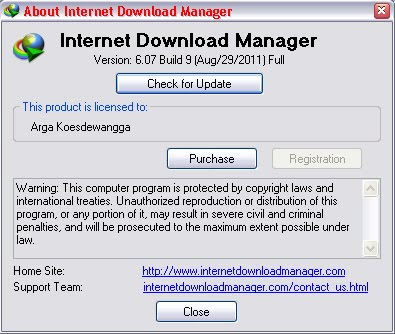 Internet Download Manager 6.07 Build 9
