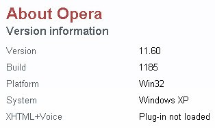 Opera 11.60