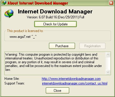 Internet Download Manager 6.07 Build 16