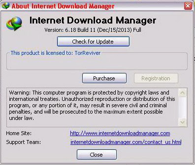 Internet Download Manager 6.18 Build 11